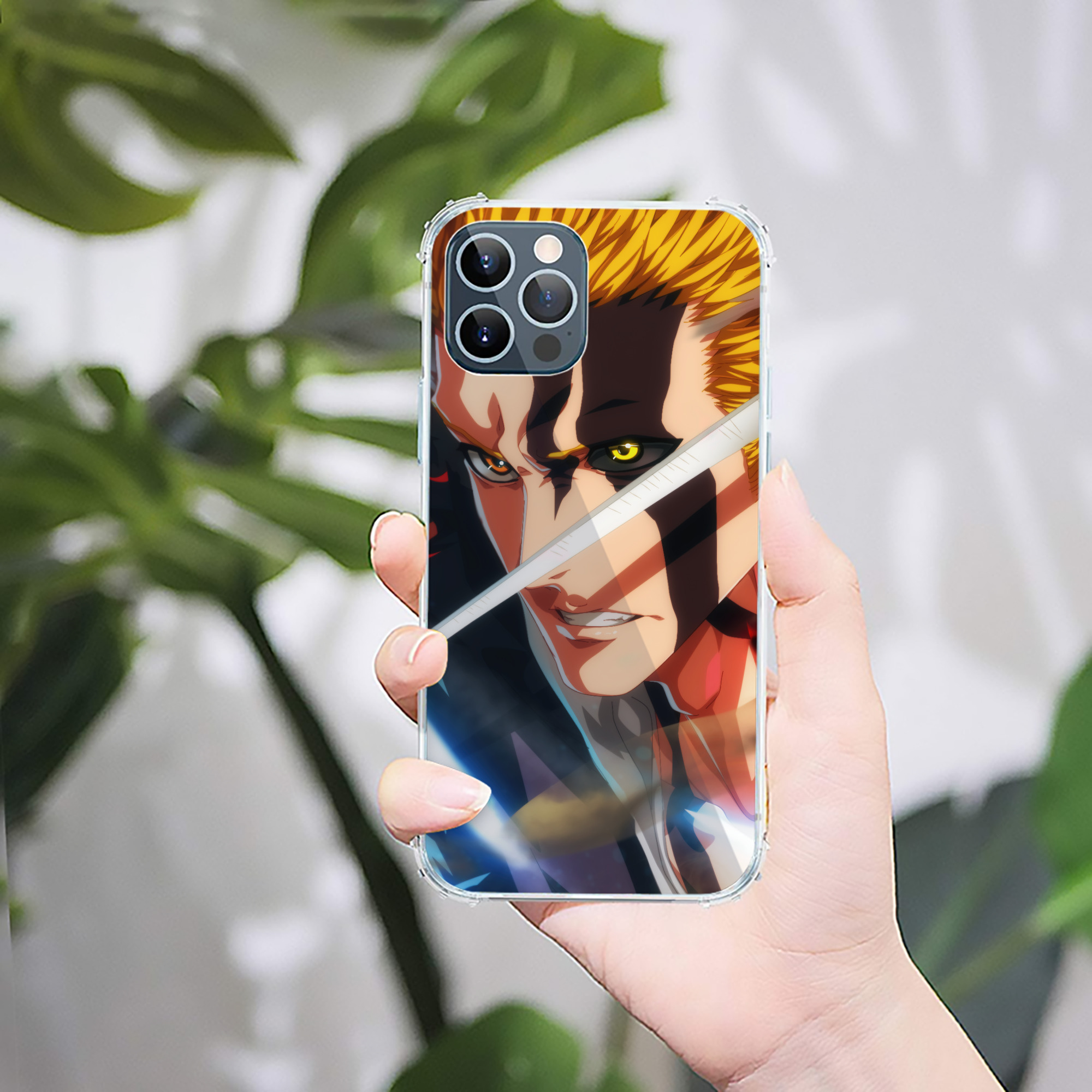 （画像用） ブリーチ BLEACH 【iPhone 12シリーズ対応】透明スマホケース（クリアソフトケース）